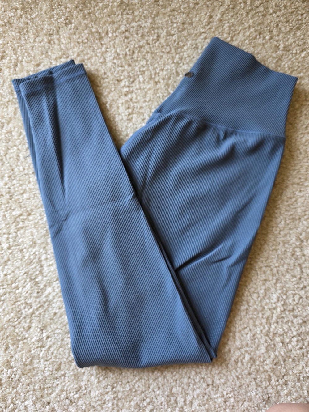 Buffbunny Collection Material Girl Ribbed High-Waist Leggings Bliss M